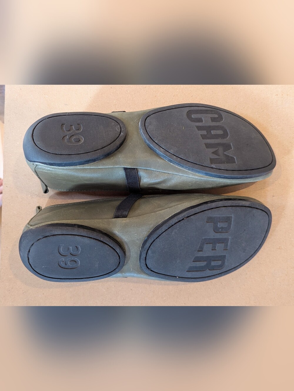 CAMPER Right Maryjane - Olive Leather - 39 - Picture 3 of 3